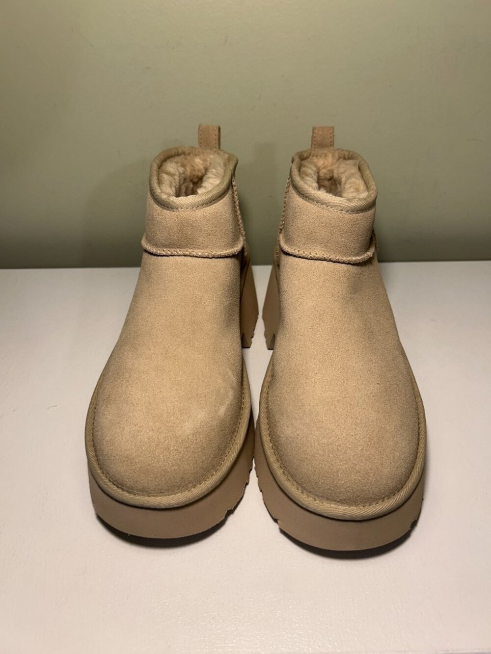 Ugg Women's Classic Ultra Mini New Heights - Picture 2 of 13